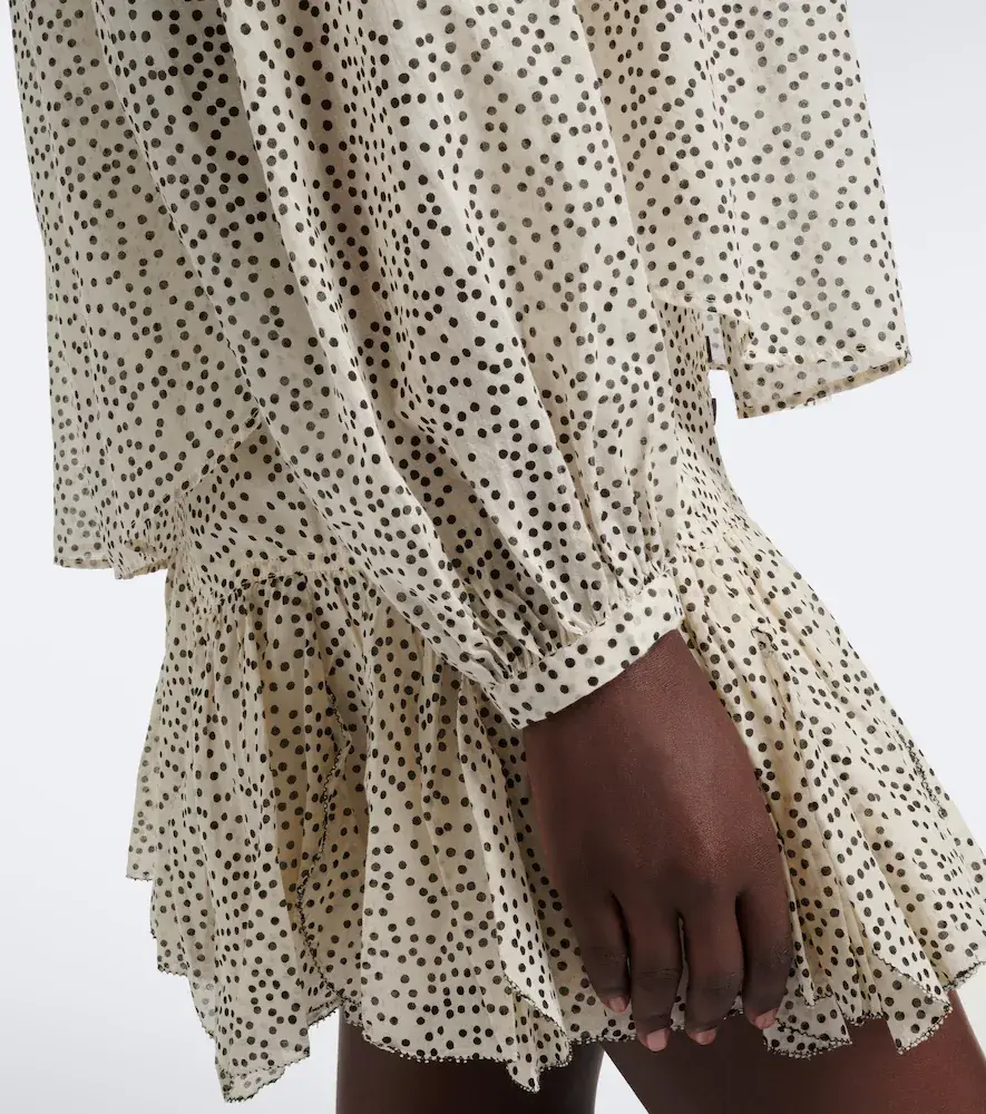 Marant Étoile Doane polka-dot cotton voile blouse | Thumbnail 6 Marant Étoile Doane polka-dot cotton voile blouse | Thumbnail 6