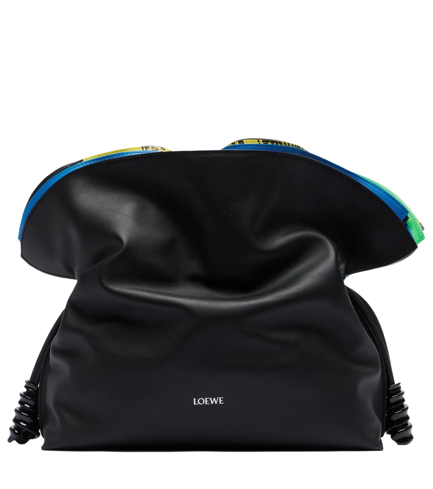 Loewe Flamenco leather clutch