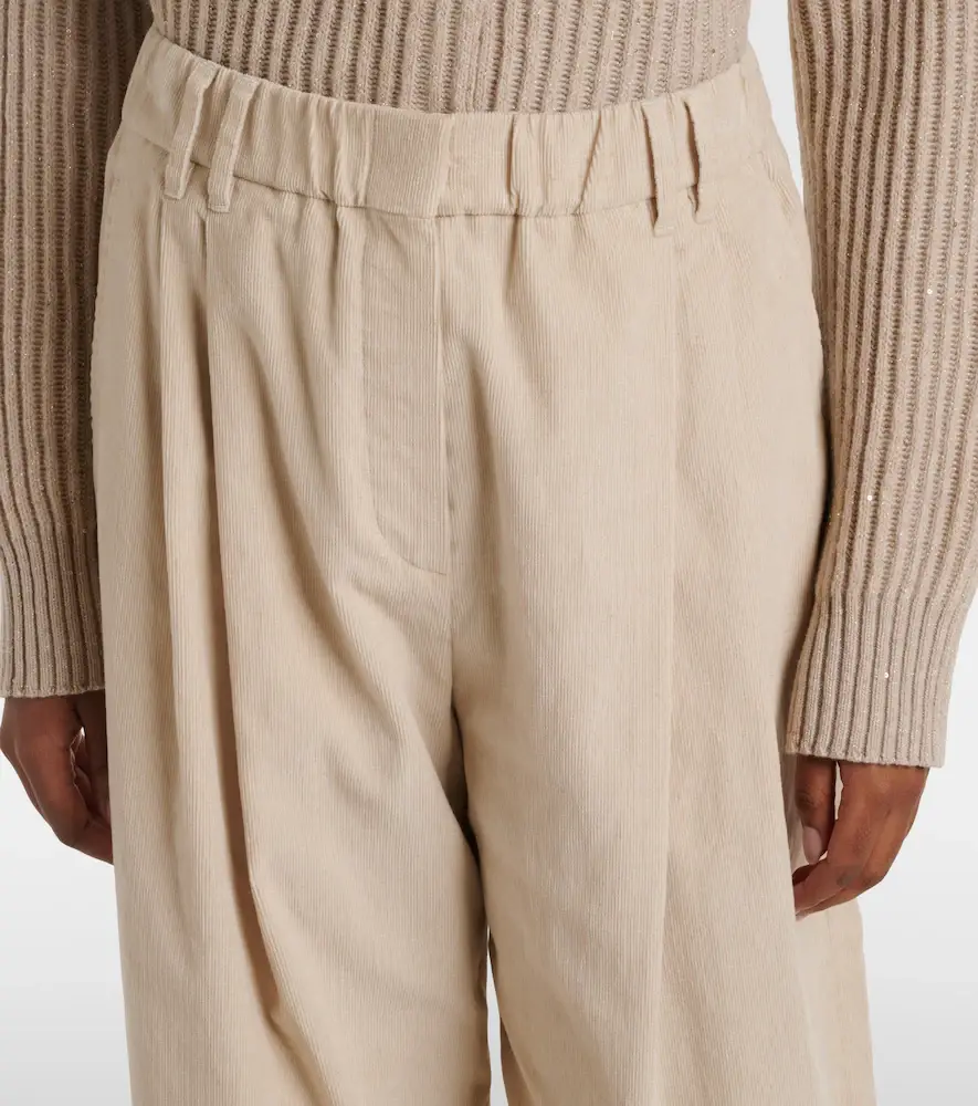 Brunello Cucinelli Cotton-blend corduroy wide-leg pants | Thumbnail 5 Brunello Cucinelli Cotton-blend corduroy wide-leg pants | Thumbnail 5