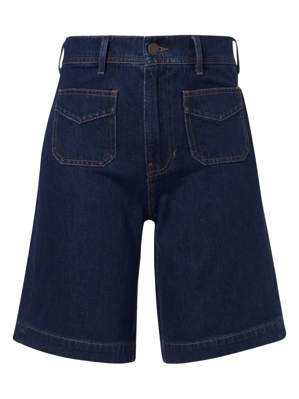 Veronica Beard Carter denim Bermuda shorts