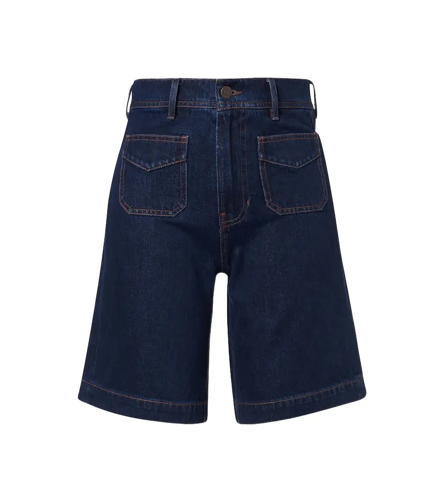 Veronica Beard Carter denim Bermuda shorts | Image 1 Veronica Beard Carter denim Bermuda shorts | Image 1