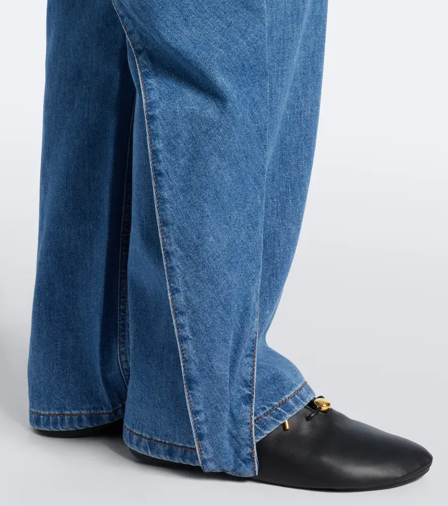 Loewe Draped wide-leg jeans | Thumbnail 3