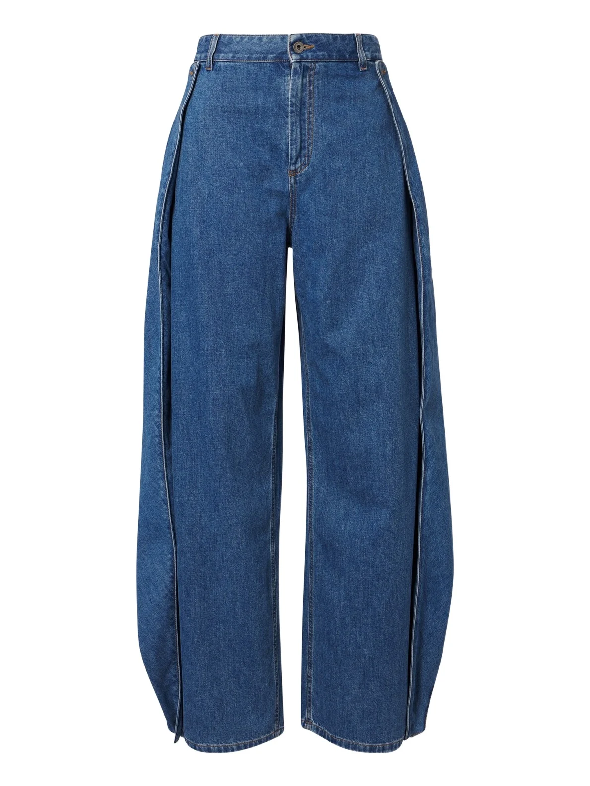 Draped wide-leg jeans Draped wide-leg jeans