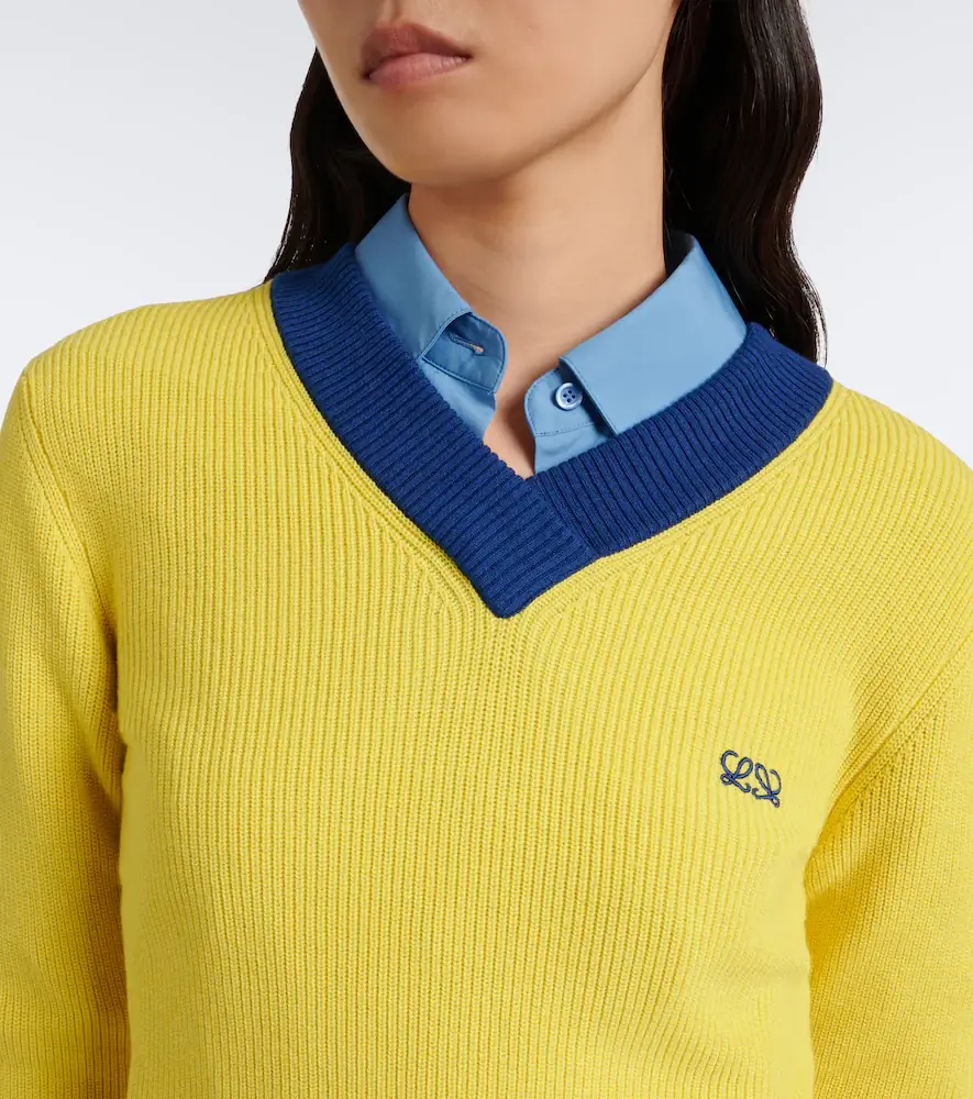 Loewe Double L cotton and wool sweater | Thumbnail 5