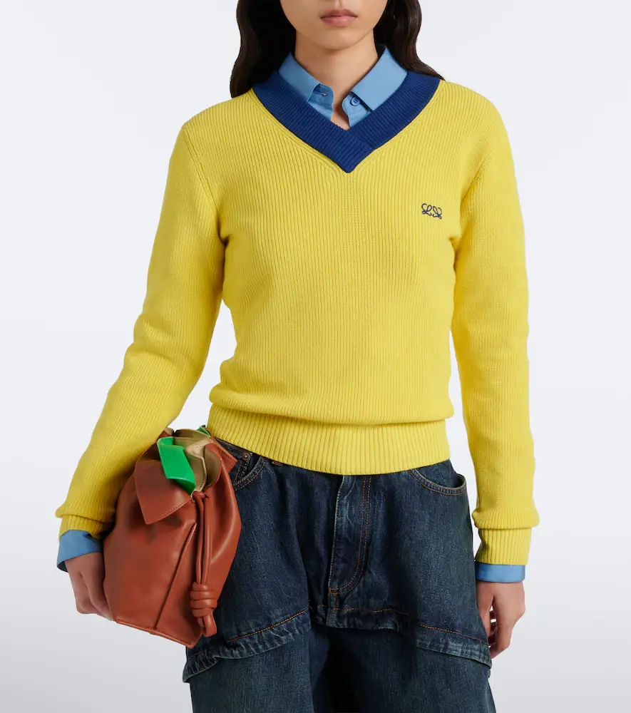 Loewe Double L cotton and wool sweater | Thumbnail 6