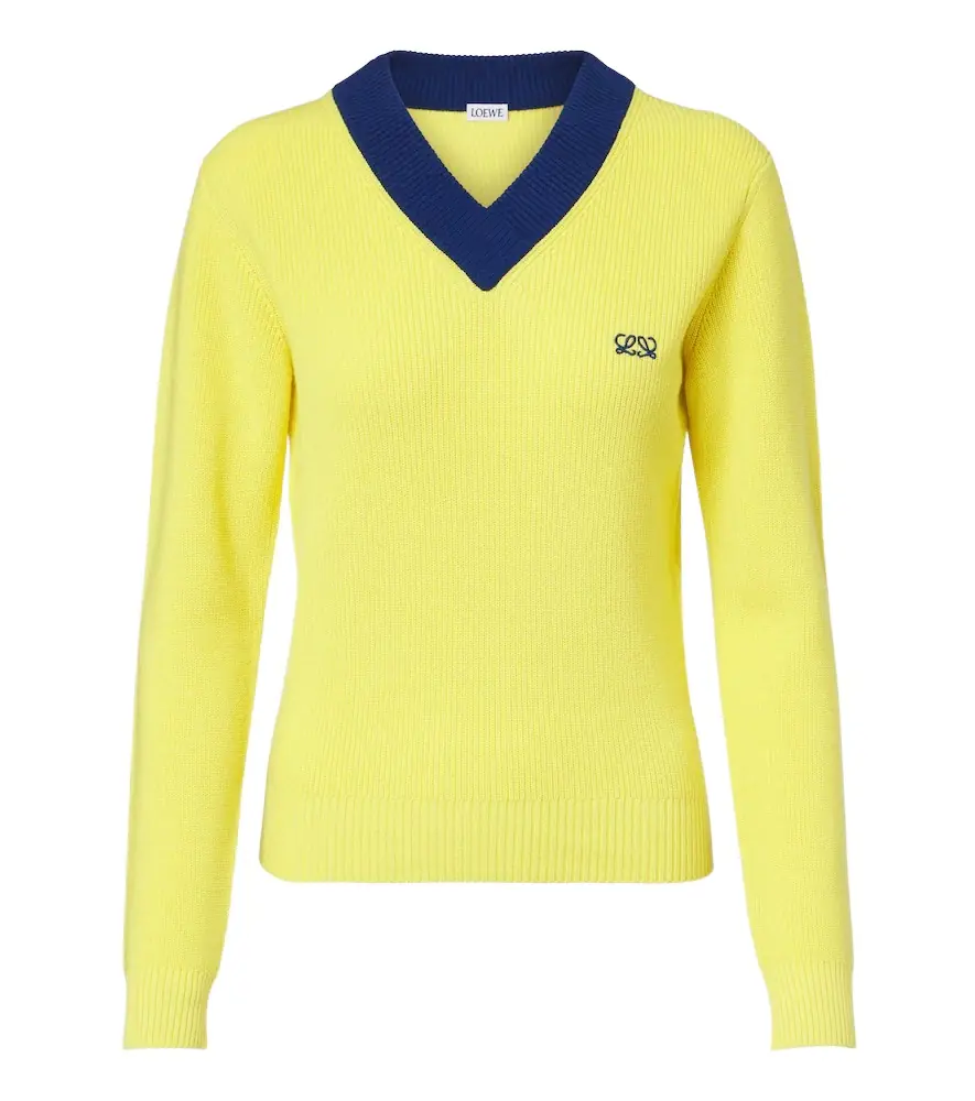 Loewe Double L cotton and wool sweater | Image 1 Loewe Double L cotton and wool sweater | Image 1