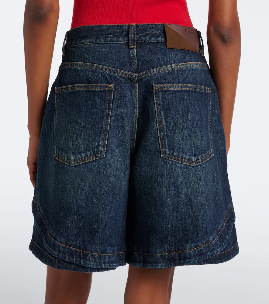 Loewe Paneled denim Bermuda shorts | Thumbnail 3 Loewe Paneled denim Bermuda shorts | Thumbnail 3