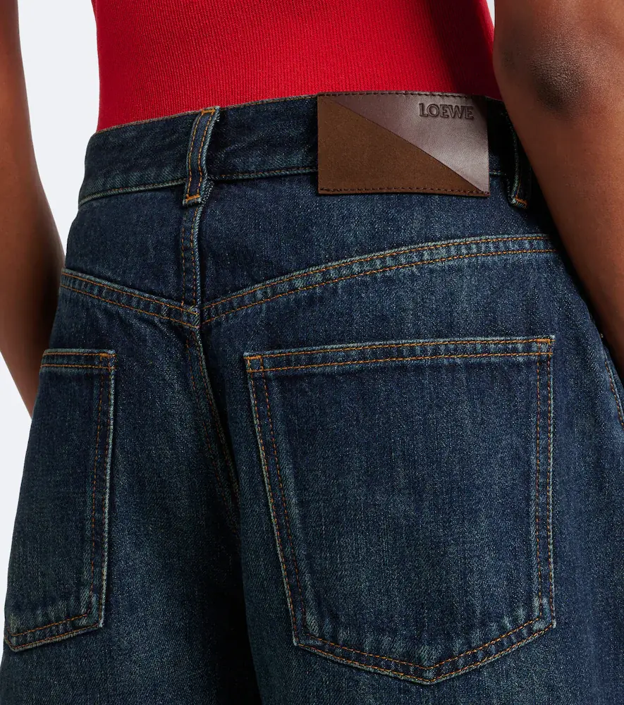 Loewe Paneled denim Bermuda shorts | Thumbnail 5 Loewe Paneled denim Bermuda shorts | Thumbnail 5
