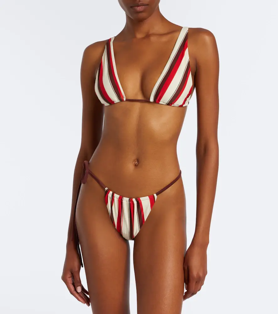 SIR. Alva striped bikini bottoms | Thumbnail 3