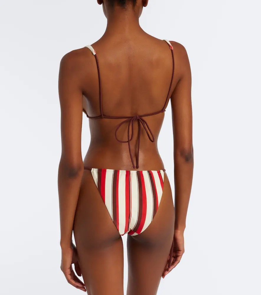 SIR. Alva striped bikini top | Thumbnail 2