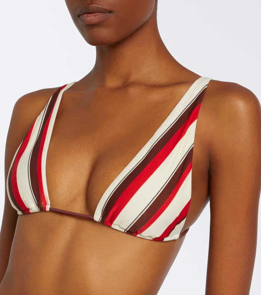 SIR. Alva striped bikini top | Thumbnail 4