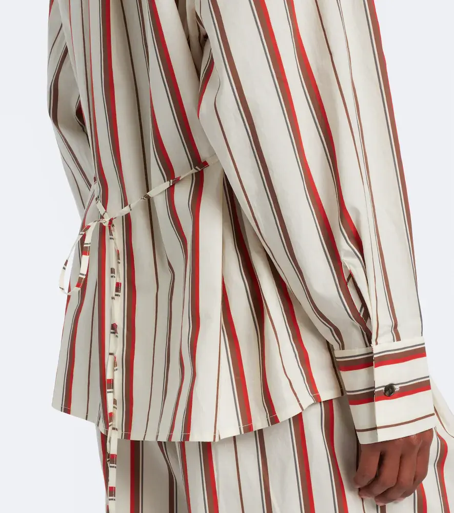 SIR. Alva striped cotton shirt | Thumbnail 3 SIR. Alva striped cotton shirt | Thumbnail 3