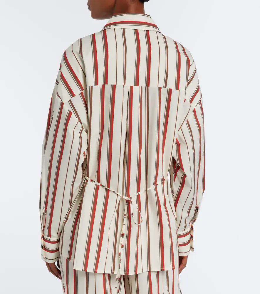 SIR. Alva striped cotton shirt | Thumbnail 5 SIR. Alva striped cotton shirt | Thumbnail 5