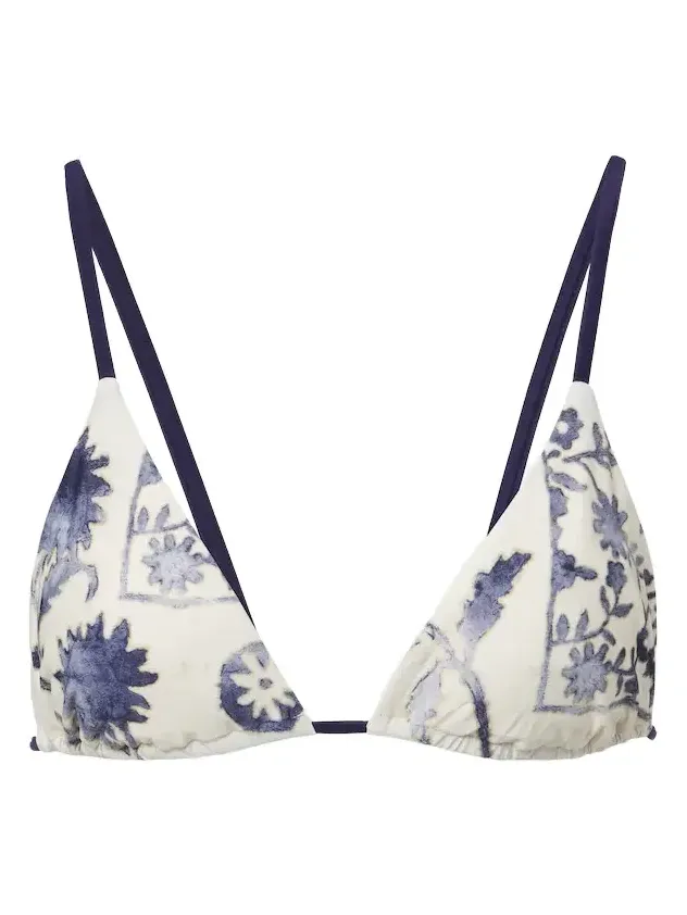 Phillipa floral bikini top
