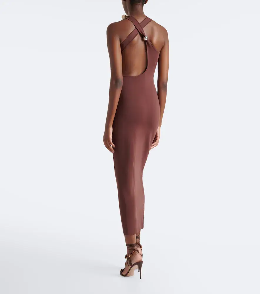 SIR. Saba embellished knitted maxi dress | Thumbnail 2