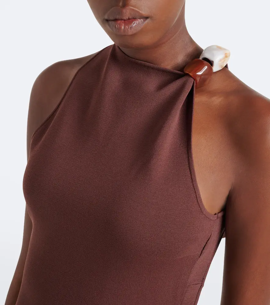 SIR. Saba embellished knitted maxi dress | Thumbnail 4
