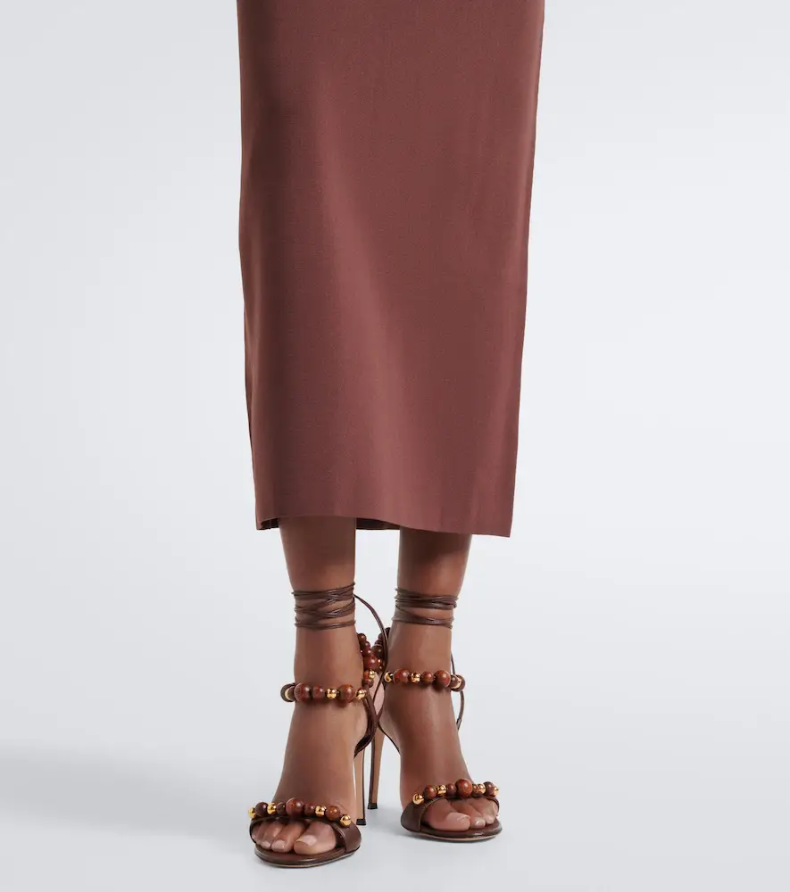 SIR. Saba embellished knitted maxi dress | Thumbnail 5