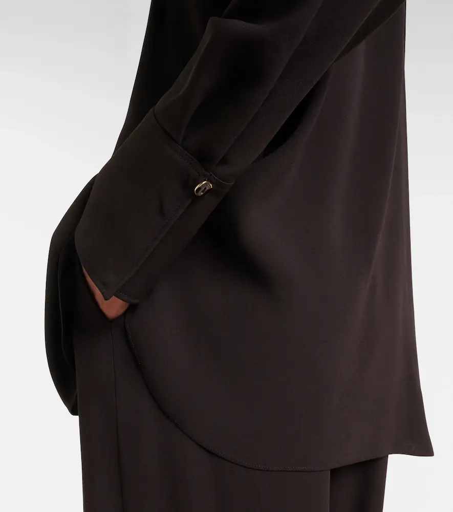 AGNONA Tie-neck jersey blouse | Thumbnail 4 AGNONA Tie-neck jersey blouse | Thumbnail 4