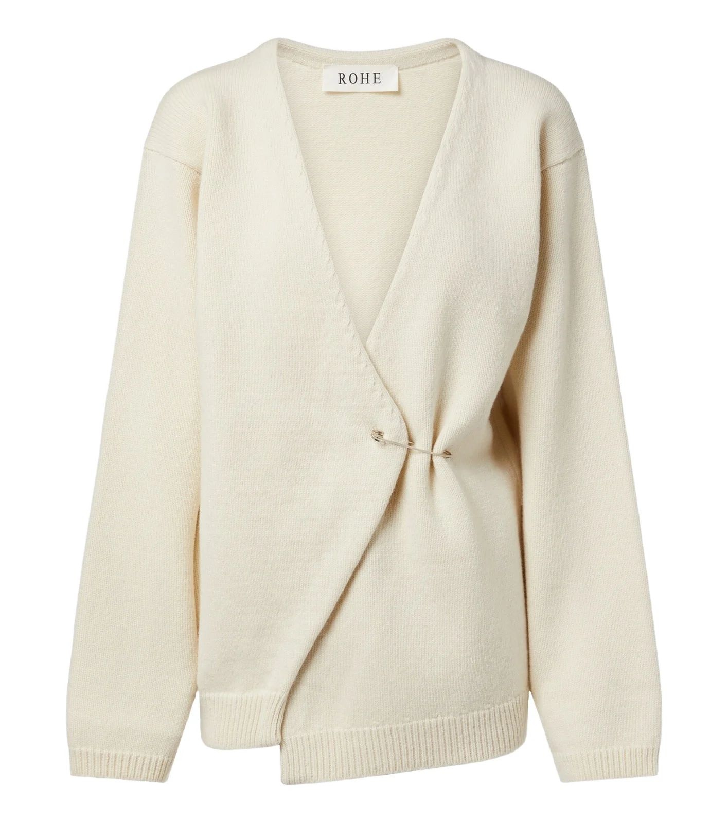 Róhe Wool and cashmere wrap cardigan Róhe Wool and cashmere wrap cardigan