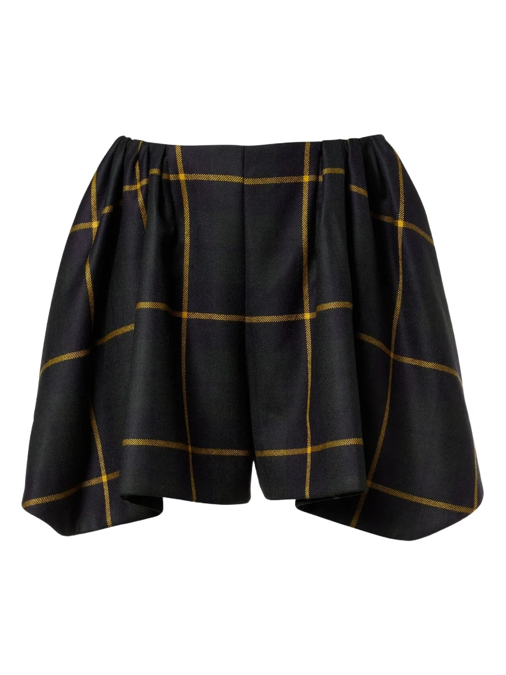 Patou Checked virgin wool shorts