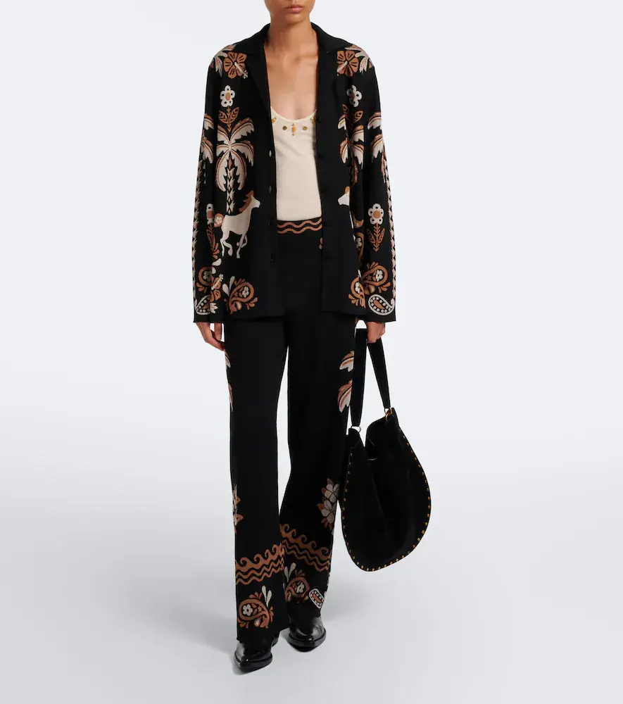 Alanui Island Roots wool and silk-blend blazer | Thumbnail 5 Alanui Island Roots wool and silk-blend blazer | Thumbnail 5
