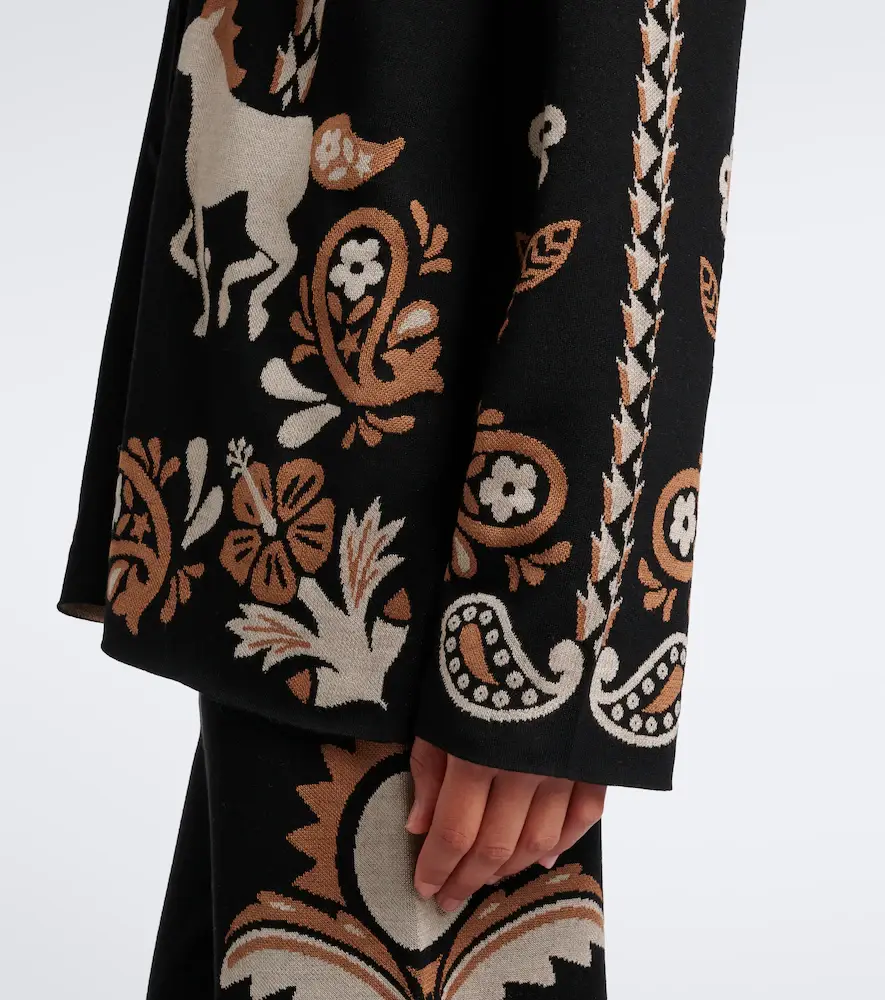 Alanui Island Roots wool and silk-blend blazer | Thumbnail 6 Alanui Island Roots wool and silk-blend blazer | Thumbnail 6