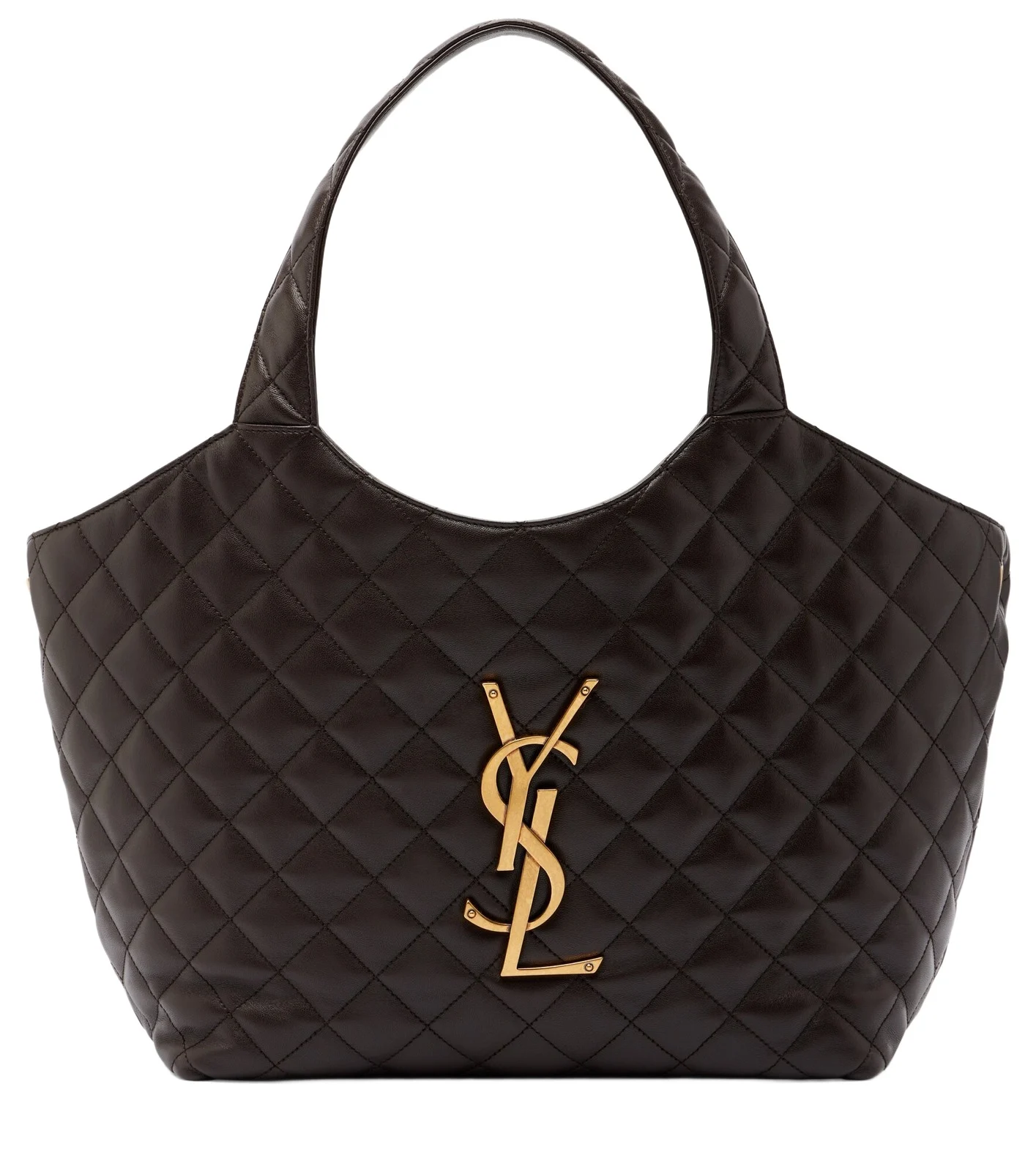 Icare Medium quilted leather shopper