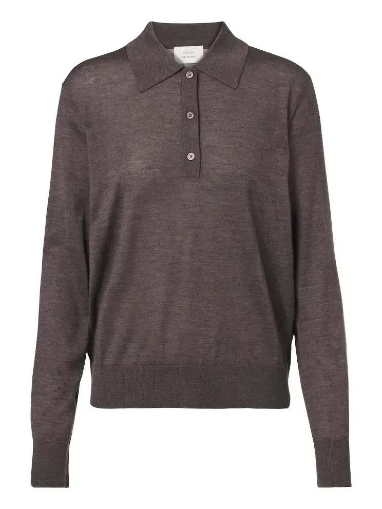 Miles cashmere polo sweater