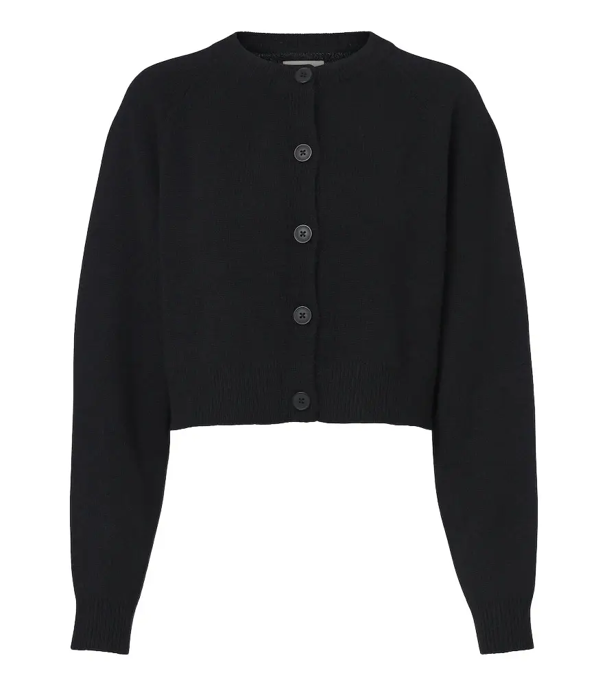 Loulou de Saison Heike cropped cashmere cardigan | Image 1 Loulou de Saison Heike cropped cashmere cardigan | Image 1