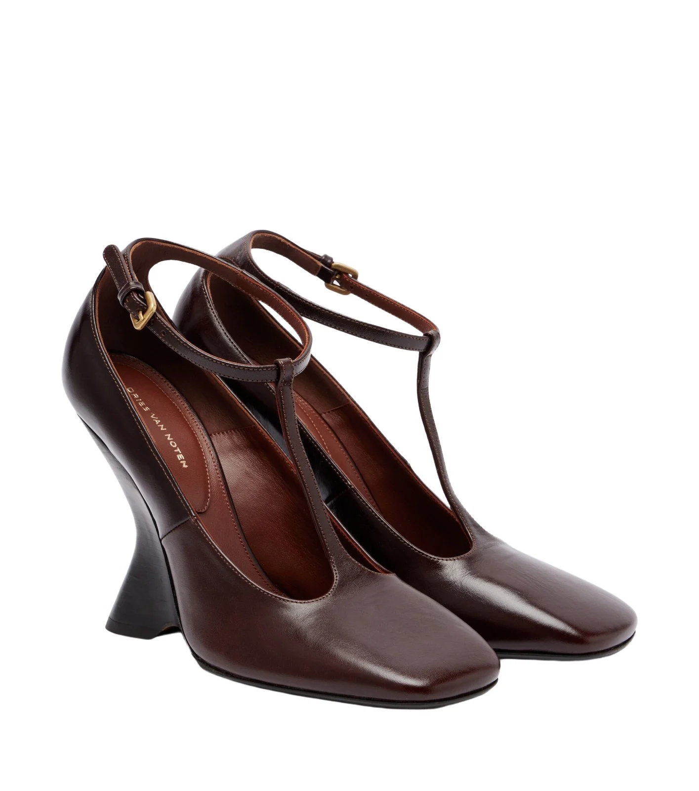 Leather wedges Leather wedges