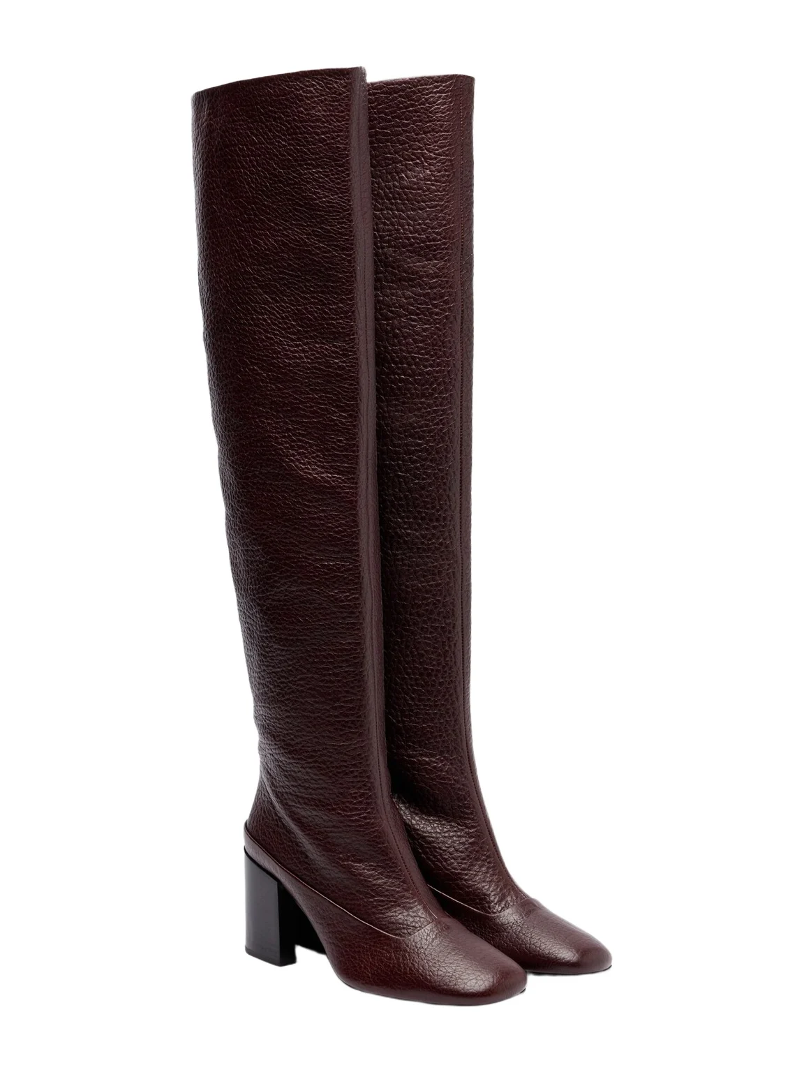 Dries Van Noten Leather over-the-knee boots | Thumbnail 1 Dries Van Noten Leather over-the-knee boots | Thumbnail 1