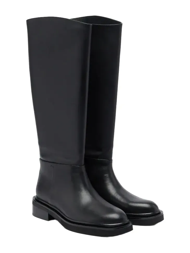 A. Emery Jude leather knee-high boots A. Emery Jude leather knee-high boots