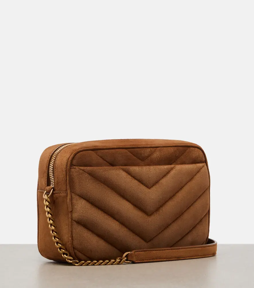Saint Laurent Loulou Medium suede camera bag | Thumbnail 2 Saint Laurent Loulou Medium suede camera bag | Thumbnail 2
