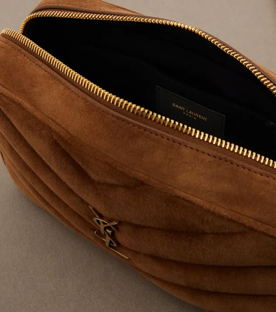 Saint Laurent Loulou Medium suede camera bag | Thumbnail 4 Saint Laurent Loulou Medium suede camera bag | Thumbnail 4