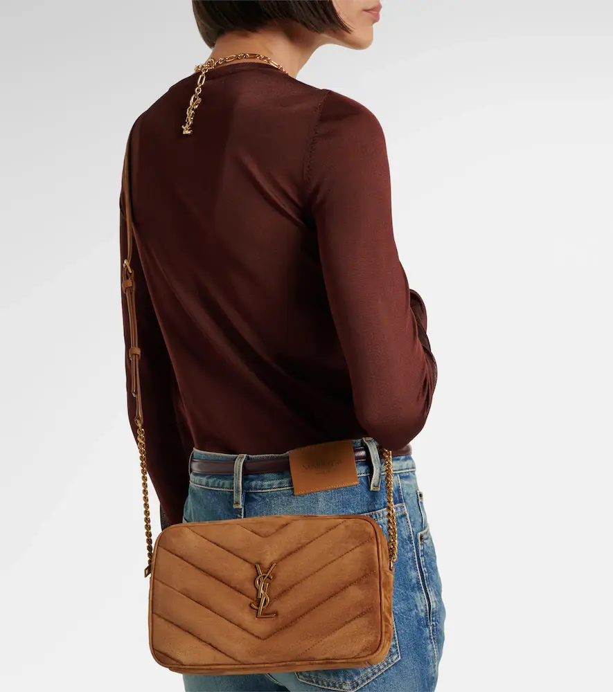 Saint Laurent Loulou Medium suede camera bag | Thumbnail 5 Saint Laurent Loulou Medium suede camera bag | Thumbnail 5