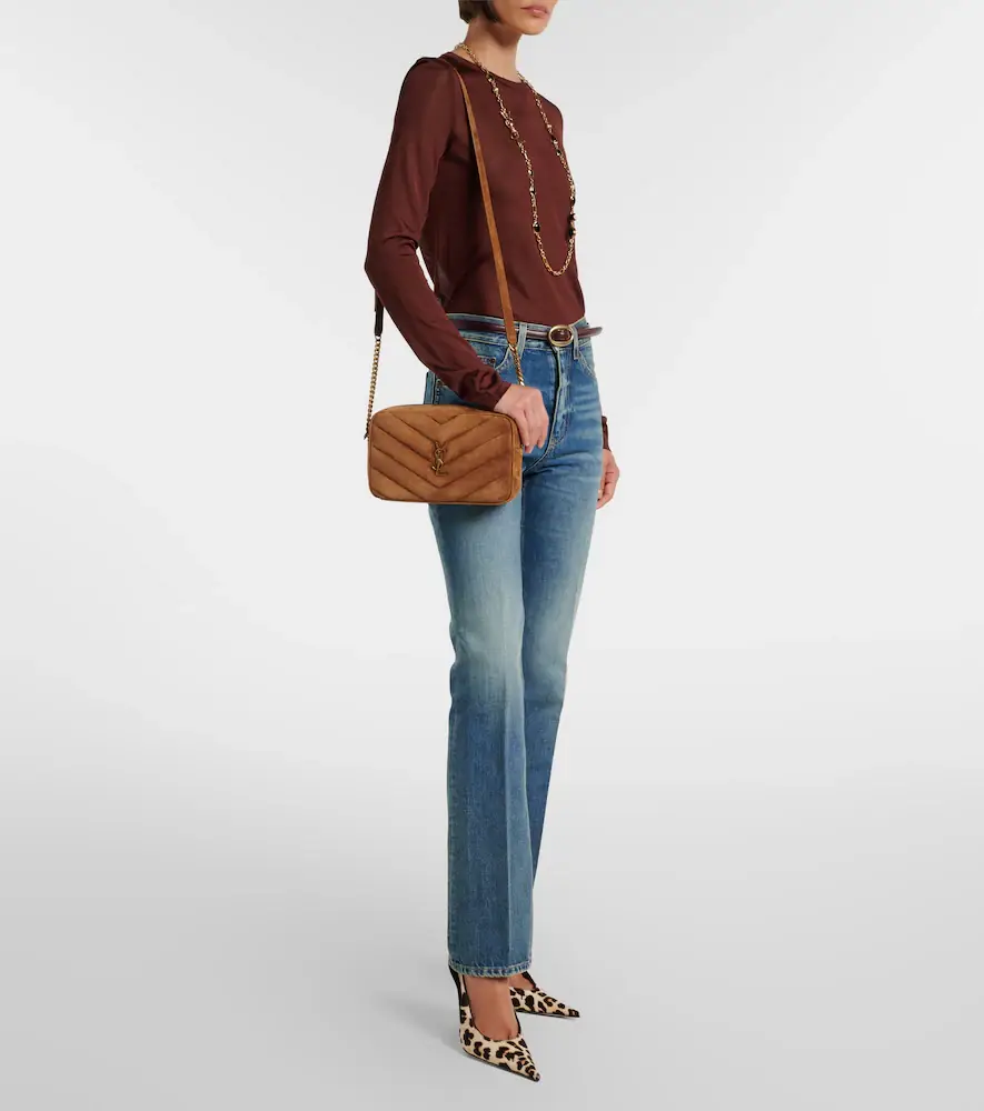 Saint Laurent Loulou Medium suede camera bag | Thumbnail 7 Saint Laurent Loulou Medium suede camera bag | Thumbnail 7