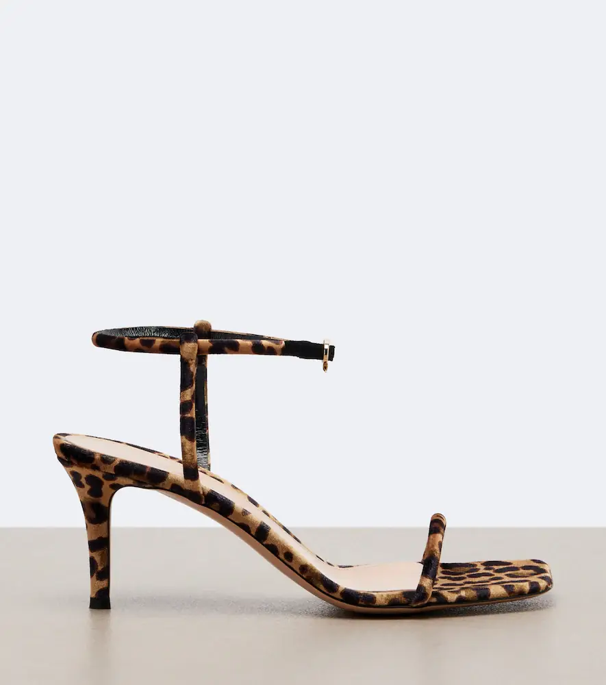 Gianvito Rossi Leopard print velvet sandals | Thumbnail 2
