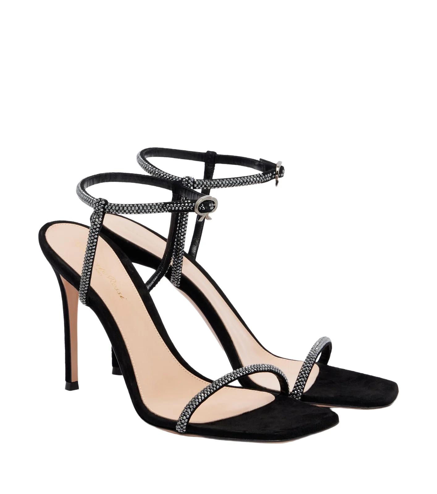 Embellished leather sandals Embellished leather sandals