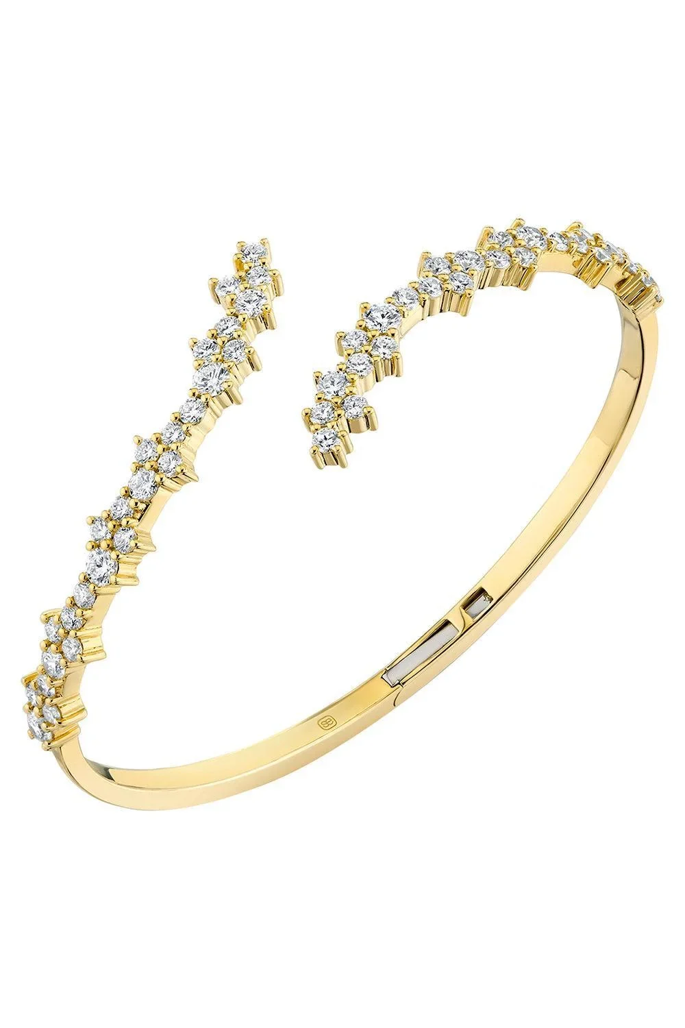 Sydney Evan Diamond Wrap Hinge Bracelet