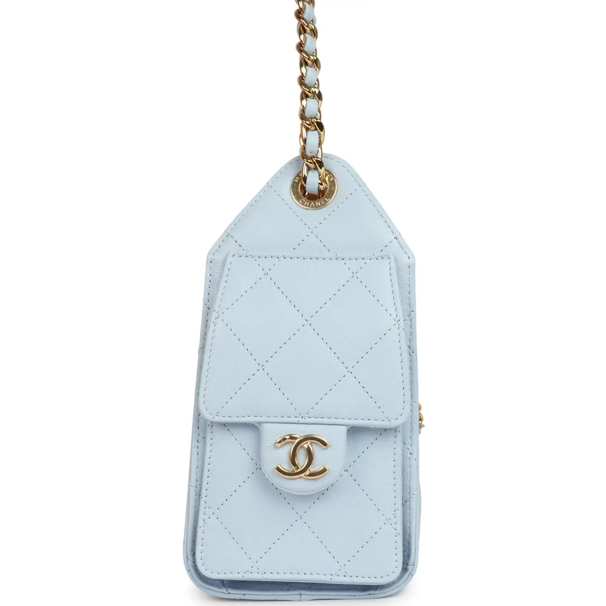 Chanel Chanel Mini 25 Hobo Bag Light Blue Caviar Gold Hardware | Thumbnail 3 Chanel Chanel Mini 25 Hobo Bag Light Blue Caviar Gold Hardware | Thumbnail 3
