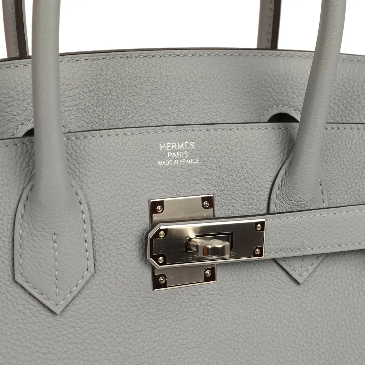 HERMÈS Hermes Birkin 30 Gris Pantin Togo Palladium Hardware | Thumbnail 7 HERMÈS Hermes Birkin 30 Gris Pantin Togo Palladium Hardware | Thumbnail 7