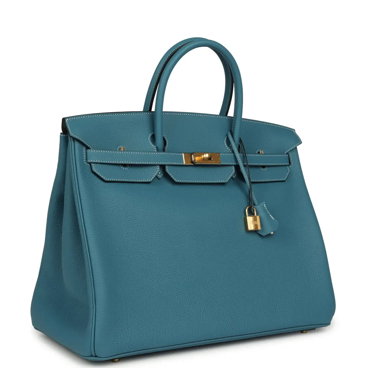HERMÈS Hermes Birkin 40 Blue Jean Togo Gold Hardware | Thumbnail 2 HERMÈS Hermes Birkin 40 Blue Jean Togo Gold Hardware | Thumbnail 2