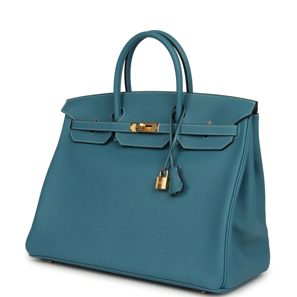 HERMÈS Hermes Birkin 40 Blue Jean Togo Gold Hardware | Thumbnail 5 HERMÈS Hermes Birkin 40 Blue Jean Togo Gold Hardware | Thumbnail 5