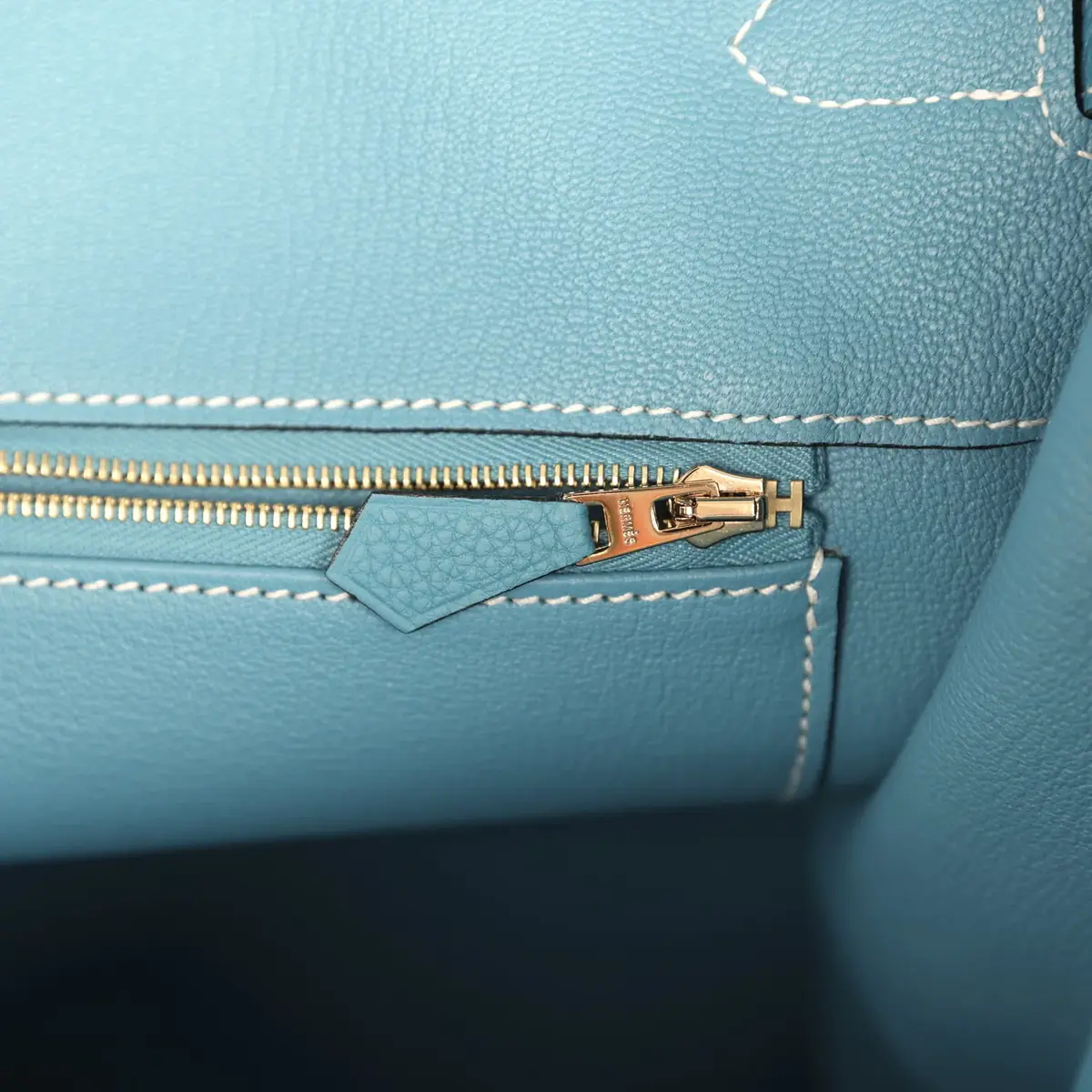 HERMÈS Hermes Birkin 40 Blue Jean Togo Gold Hardware | Thumbnail 9 HERMÈS Hermes Birkin 40 Blue Jean Togo Gold Hardware | Thumbnail 9