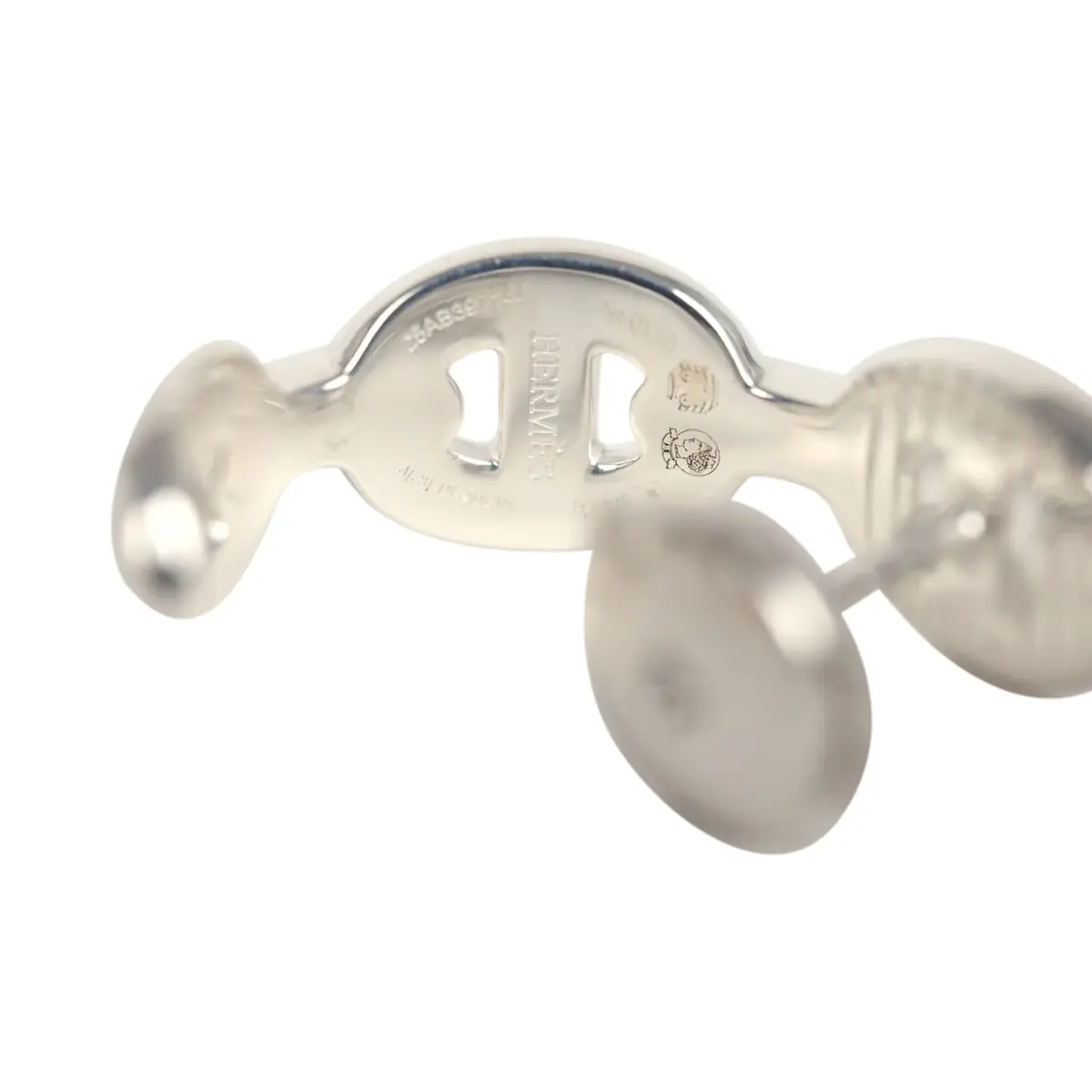 HERMÈS Hermes Chaine D'Ancre Enchainee Single Ear Climber Earring Sterling | Thumbnail 4