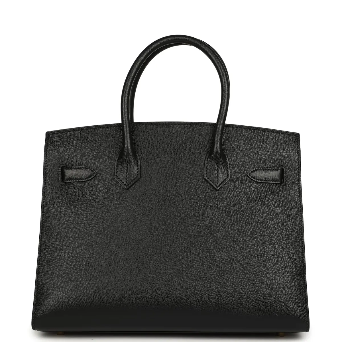 HERMÈS Pre-owned Hermes Birkin Sellier 30 Black Madame Gold Hardware | Thumbnail 4