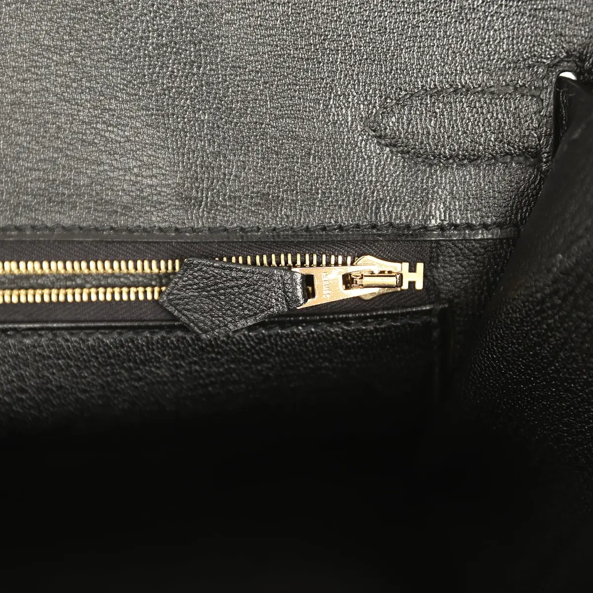 HERMÈS Pre-owned Hermes Birkin Sellier 30 Black Madame Gold Hardware | Thumbnail 9