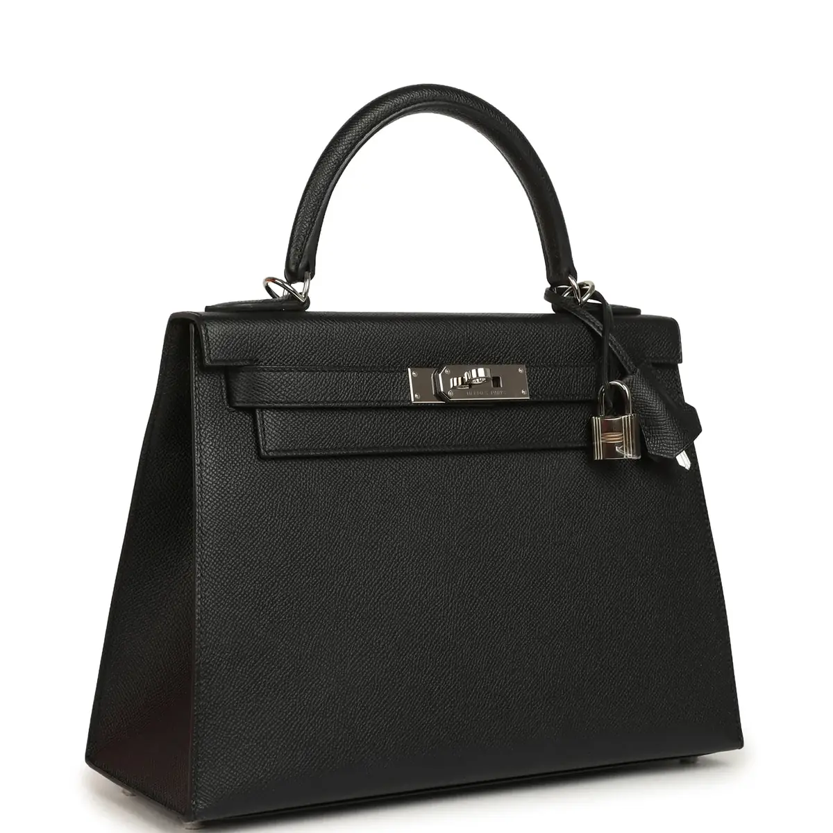 HERMÈS Pre-owned Hermes Kelly Sellier 28 Black Epsom Palladium Hardware | Thumbnail 2 HERMÈS Pre-owned Hermes Kelly Sellier 28 Black Epsom Palladium Hardware | Thumbnail 2