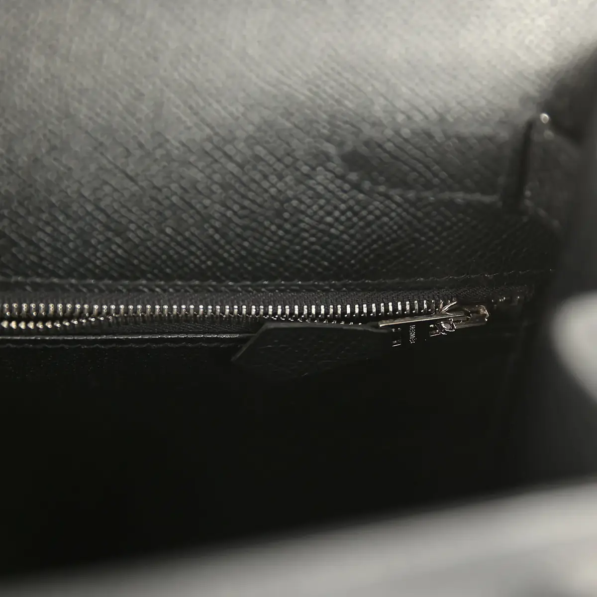 HERMÈS Pre-owned Hermes Kelly Sellier 28 Black Epsom Palladium Hardware | Thumbnail 9 HERMÈS Pre-owned Hermes Kelly Sellier 28 Black Epsom Palladium Hardware | Thumbnail 9