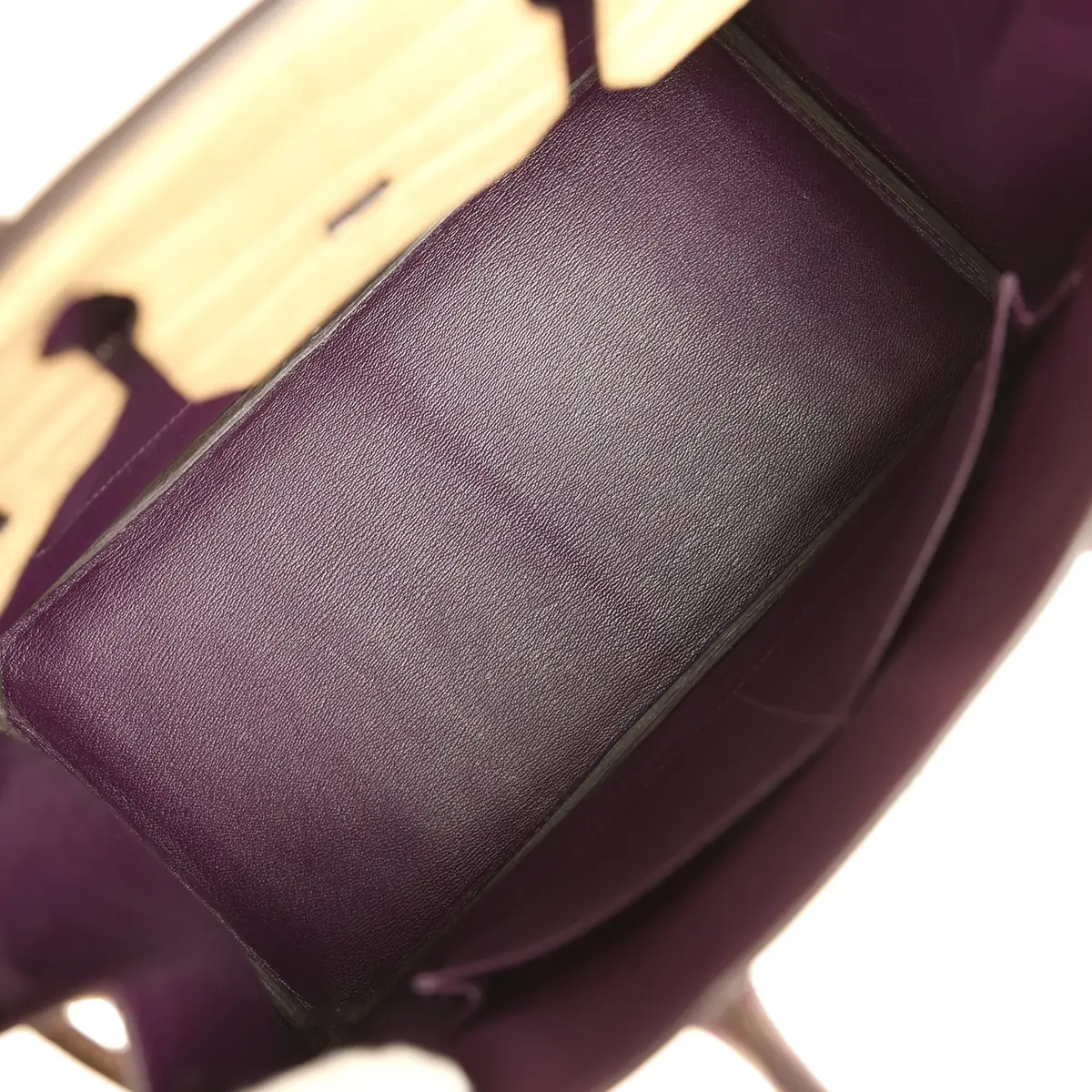 HERMÈS Pre-owned Hermes Special Order (HSS) Birkin 30 Poussiere, Amethyst Matte Alligator Palladium Hardware | Thumbnail 8 HERMÈS Pre-owned Hermes Special Order (HSS) Birkin 30 Poussiere, Amethyst Matte Alligator Palladium Hardware | Thumbnail 8
